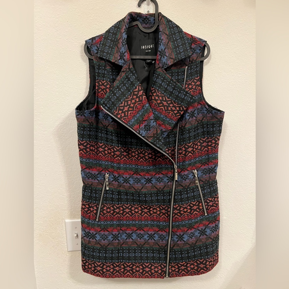 Insight Multicolor Patterned Vest - image 3